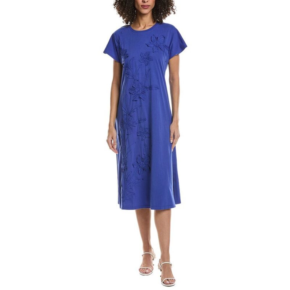 Johnny Was Womens  Antoinette Dress, Blue